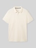 Tom Tailor Regular Fit Poloshirt aus Baumwoll-Viskose-Mix Beige