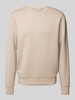 Casual Friday Sweatshirt met ribboorden, model 'Sebastian' Steengrijs