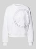 Guess Sweatshirt met logostitching Wit