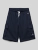 CHAMPION Regular Fit Cargoshorts mit Tunnelzug Marine