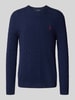 Polo Ralph Lauren Regular fit gebreide pullover van een mix van wol en kasjmier Marineblauw