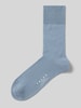 FALKE Socken aus elastischem Schurwolle-Mix mit Baumwoll-Anteil Eisblau