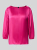 Marc Cain Loose Fit Langarmbluse aus reiner Seide Modell 'ADDITIONS' Pink