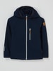 reima Softshell-Jacke mit Kapuze Modell 'Vantti' Marineblau