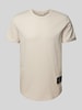 Calvin Klein Jeans T-Shirt mit Label-Badge Offwhite