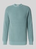 Drykorn Gebreide pullover met ronde hals Mintgroen