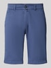 Pierre Cardin Korte regular fit broek met achterzakken, model 'Strasbourg' Blauw