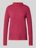 Christian Berg Woman Wollpullover mit Stehkragen Pink