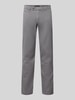 bugatti Chinos o kroju slim fit z mieszanki bawełny Jasnoszary