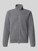 ONLY & SONS Regular fit fleecejack met opstaande kraag model 'JASON' Antraciet