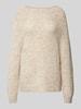 MAX&Co. Strickpullover mit Rundhalsausschnitt Modell 'BERTA' Offwhite