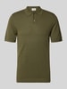 DRYKORN Koszulka polo o kroju slim fit z krótką listwą guzikową model 'TRITON' Oliwkowy