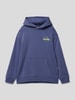 Quiksilver Hoodie met labelprint, model 'DRYBRIDGE' Donkerblauw