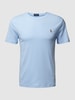 Polo Ralph Lauren T-Shirt mit Rundhalsausschnitt Hellblau