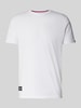 Alpha Industries T-Shirt mit Label-Details und Rundhalsausschnitt Weiss