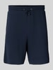 JOOP! Jeans Regular Fit Shorts mit Strukturmuster Modell 'Ediiz' Marine