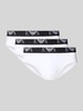 Emporio Armani Slip mit elastischem Logo-Bund im 3er-Pack Weiss