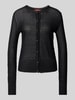Max Mara Studio Cardigan mit Rundhalsausschnitt Modell 'CORINTO' Black
