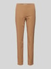 Raffaello Rossi Slim fit stoffen broek met siernaden, model 'PENNY' Camel