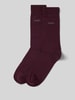 JOOP! Collection Socken mit Label-Print Dunkelrot