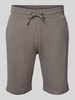 Guess Activewear Shorts mit elastischem Bund und Tunnelzug Modell 'ALDWIN' Anthrazit