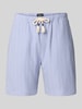 Scotch & Soda Regular fit sweatshorts met elastische band Lavendel