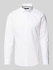 Jake*s Slim Fit Business-Hemd mit Kentkragen Weiss
