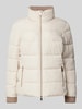 WHITE LABEL Steppjacke mit Stehkragen Offwhite