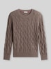 Tommy Hilfiger Regular Fit Pullover aus reiner Wolle Hellbraun