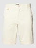 BOSS Orange Slim Fit Chino-Shorts mit Eingrifftaschen Beige