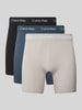 Calvin Klein Underwear Trunks mit Label-Bund im 3er-Pack Petrol