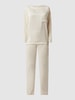 Pluto Pyjama met stretch, model 'Janet' Beige