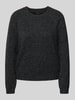 Vero Moda Weicher Pullover mit Glitzerfaden Modell 'DOFFYSHINE' Black