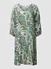 Soyaconcept Sukienka mini ze wzorem paisley model ‘Donia’ Jasnozielony