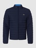 Lacoste Gewatteerd jack met ritszakken  Donkerblauw