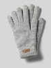 Barts Handschuhe mit Label-Patch Modell 'Witzia' Silber Melange