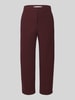 Raffaello Rossi Regular Fit Barrel Leg Hose mit Label-Detail Modell 'PHIBI' Bordeaux