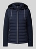 Christian Berg Woman Selection Gewatteerd jack met capuchon Donkerblauw