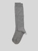 Falke Socken mit Label-Stitching Hellgrau Melange