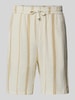 Only & Sons Relaxed fit bermuda van een mix van viscose en katoen, model 'TINUS' Offwhite