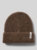Marc O'Polo Mütze aus Woll-Alpaka-Mix Dunkelbraun