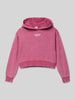 s.Oliver RED LABEL Oversized hoodie van katoenmix Fuchsia