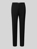 Christian Berg Woman Selection Slim Fit Stoffhose mit Bügelfalten Black