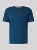 BOSS Regular Fit T-Shirt aus Baumwoll-Mix Modell 'MIX&MATCH' Dunkelblau