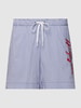 Tommy Hilfiger Zwembroek met streepmotief Lichtblauw