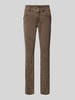 Buena Vista Cropped Hose mit Eingrifftaschen Modell 'TUMMYLESS Z CROPPED' Taupe