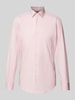 BOSS Slim Fit Slim Fit Business-Hemd mit Knopfleiste Rose