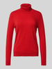 Christian Berg Woman Gebreide pullover van puur kasjmier Rood