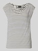 s.Oliver BLACK LABEL T-shirt o kroju loose fit z mieszanki wiskozy Granatowy