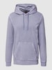 BOSS Orange Hoodie mit Label-Stitching Modell 'Welonhood' Flieder meliert